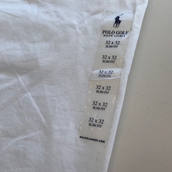 NWT RALPH LAUREN WHITE CHINOS 32 x 32 - Picture 8 of 12